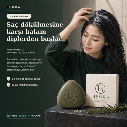 HEORA Kore Formüllü Saç Dökülme Karşıtı Şampuan Barı